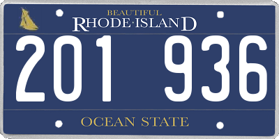 RI license plate 201936