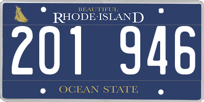 RI license plate 201946
