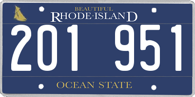 RI license plate 201951