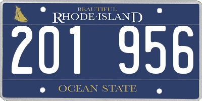 RI license plate 201956