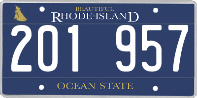 RI license plate 201957