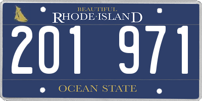 RI license plate 201971