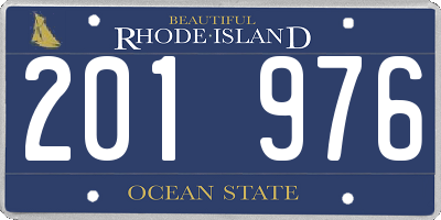RI license plate 201976