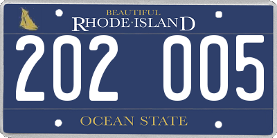 RI license plate 202005