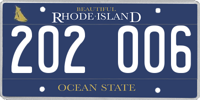 RI license plate 202006
