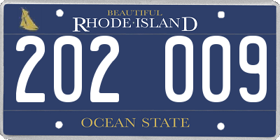 RI license plate 202009