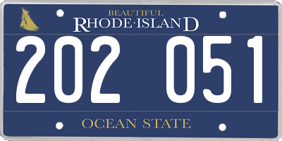RI license plate 202051