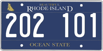 RI license plate 202101