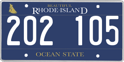RI license plate 202105