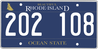 RI license plate 202108