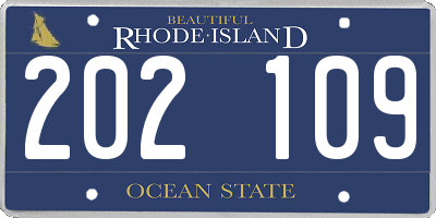 RI license plate 202109