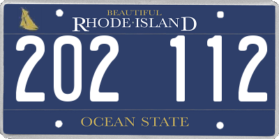 RI license plate 202112