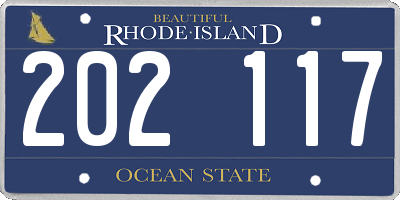 RI license plate 202117