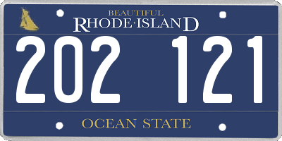 RI license plate 202121