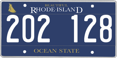 RI license plate 202128