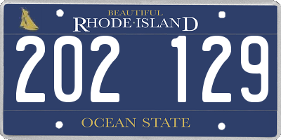 RI license plate 202129