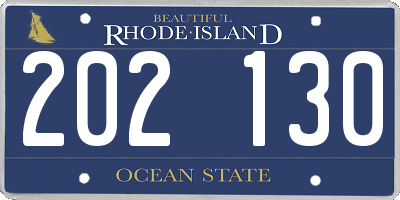 RI license plate 202130