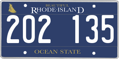 RI license plate 202135