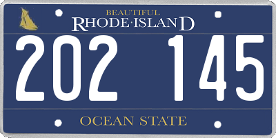 RI license plate 202145