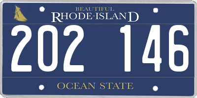 RI license plate 202146