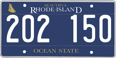 RI license plate 202150