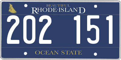 RI license plate 202151
