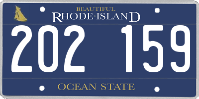 RI license plate 202159