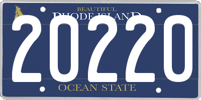 RI license plate 20220