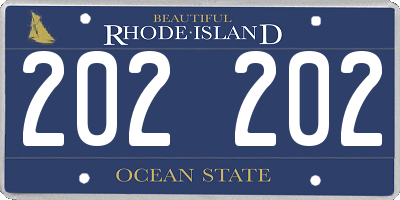 RI license plate 202202