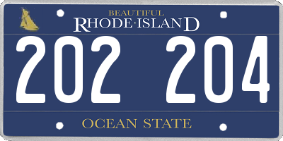 RI license plate 202204