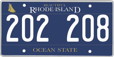 RI license plate 202208