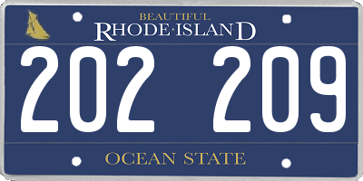 RI license plate 202209
