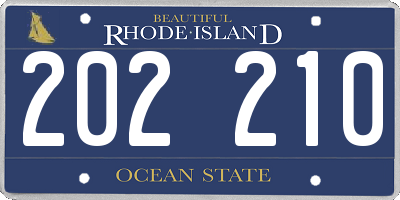RI license plate 202210