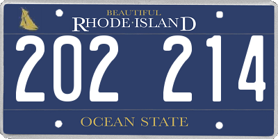 RI license plate 202214