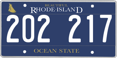 RI license plate 202217