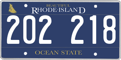 RI license plate 202218