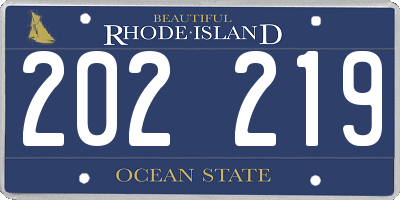 RI license plate 202219