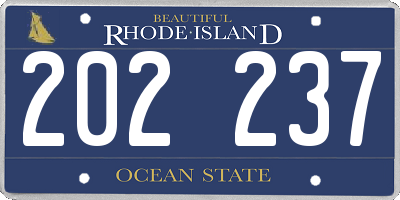 RI license plate 202237