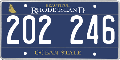 RI license plate 202246