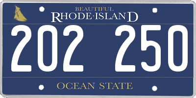 RI license plate 202250