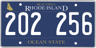 RI license plate 202256