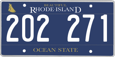 RI license plate 202271