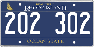 RI license plate 202302