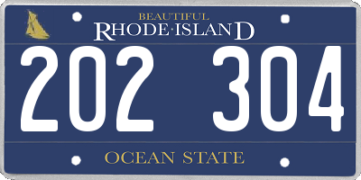 RI license plate 202304