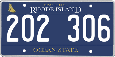 RI license plate 202306