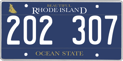 RI license plate 202307