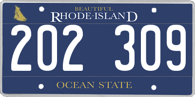 RI license plate 202309