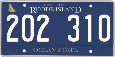 RI license plate 202310