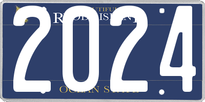 RI license plate 2024