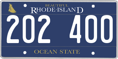 RI license plate 202400
